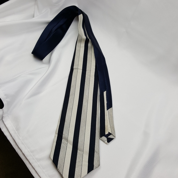 D. Fine LV Mirage S.f. retro vintage silk tie - Picture 8 of 8